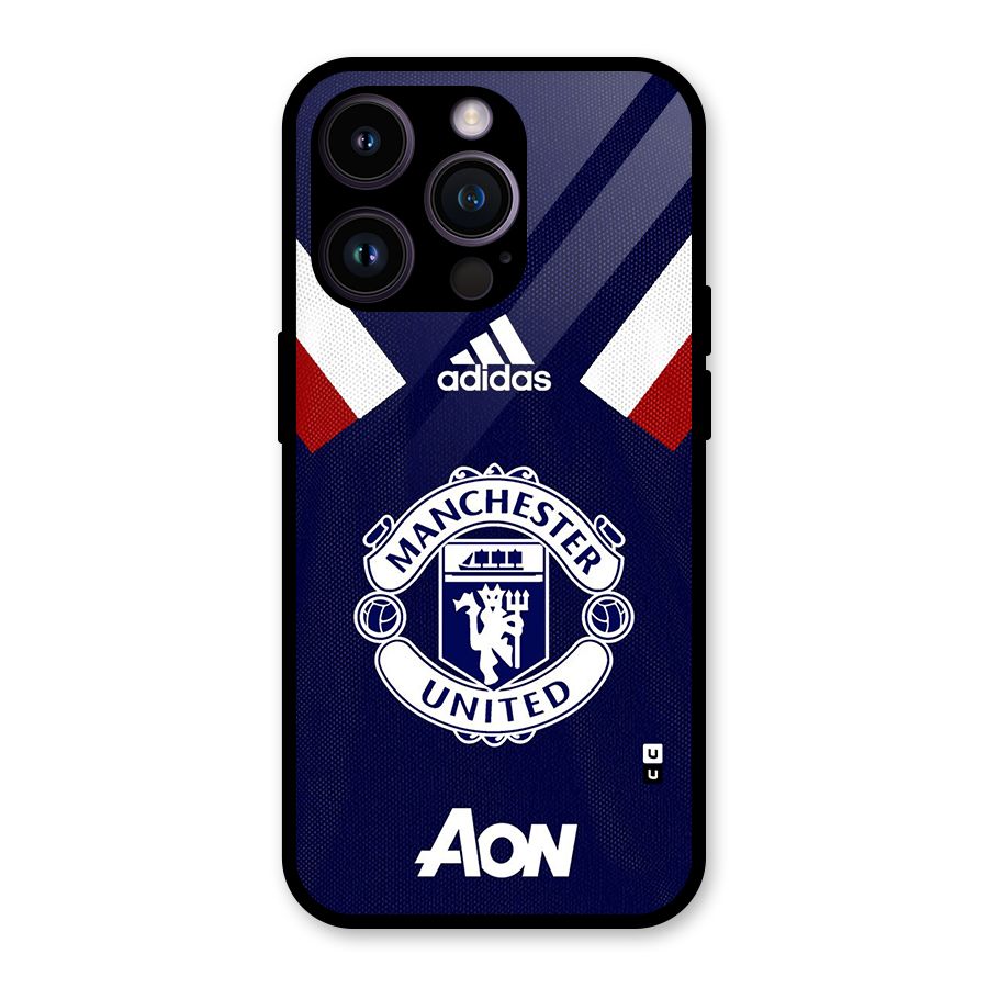 Manchester Jersy Glass Back Case for iPhone 14 Pro