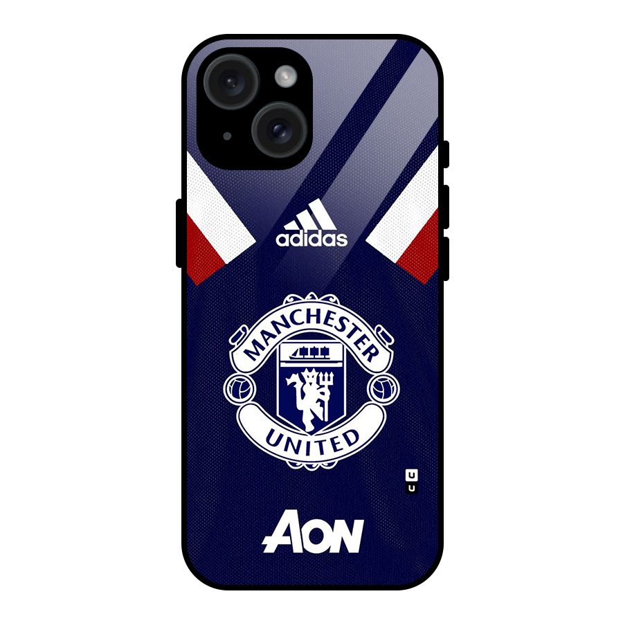 Manchester Jersy Glass Back Case for iPhone 15