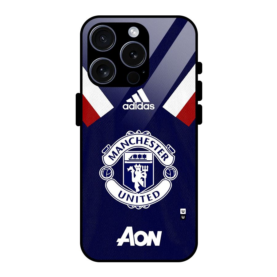 Manchester Jersy Glass Back Case for iPhone 15 Pro
