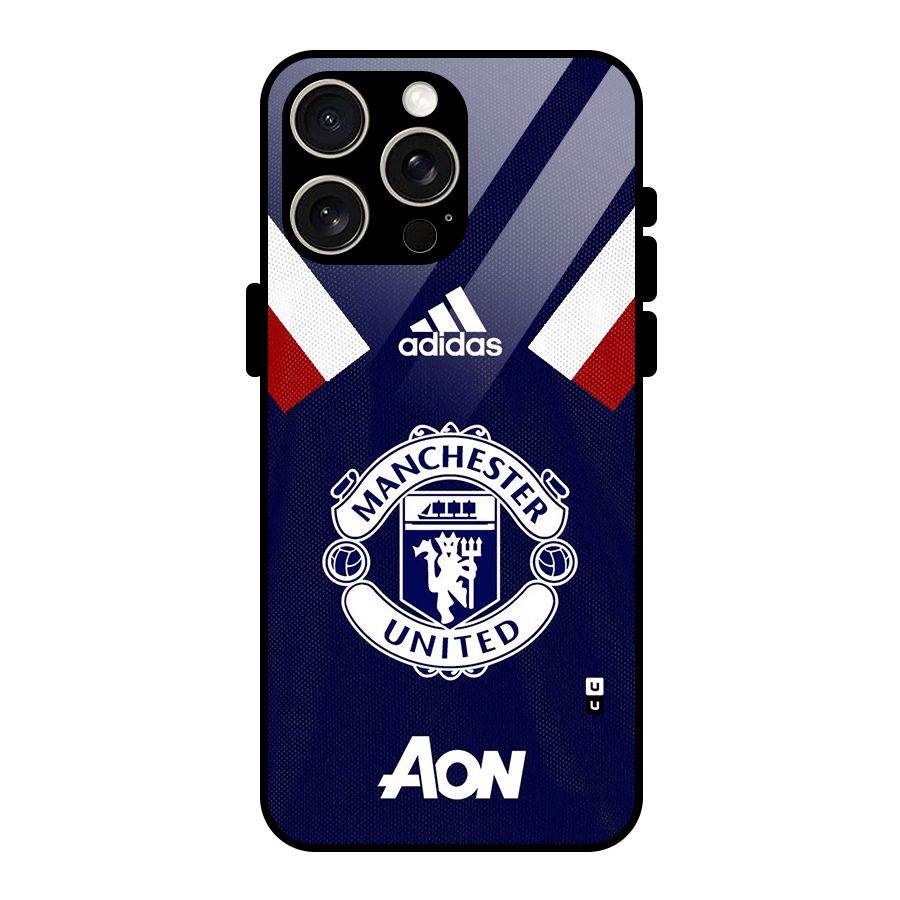 Manchester Jersy Glass Back Case for iPhone 15 Pro Max