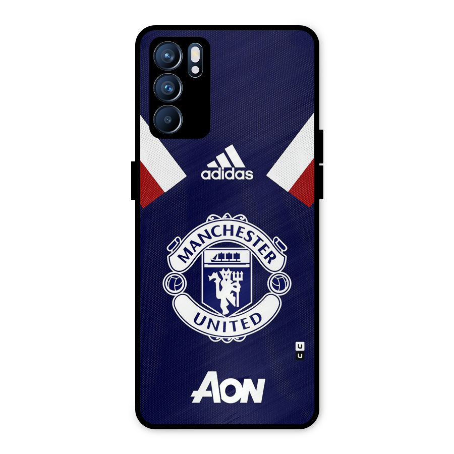 Manchester Jersy Metal Back Case for Oppo Reno6 5G