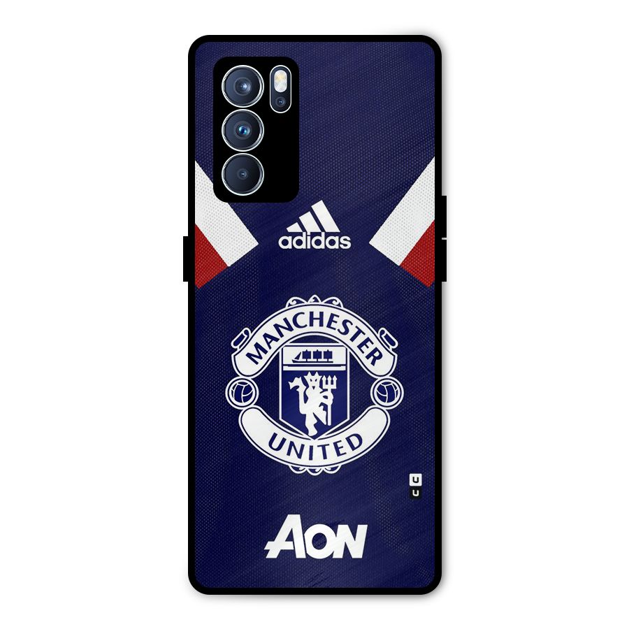 Manchester Jersy Metal Back Case for Oppo Reno6 Pro 5G