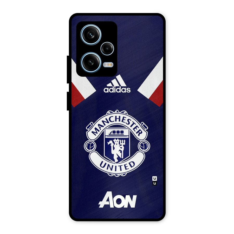 Manchester Jersy Metal Back Case for Redmi Note 12 Pro