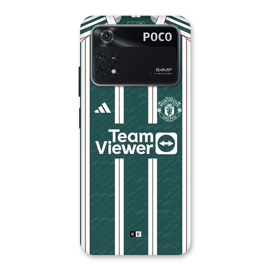 Manchester Team jersey Back Case for Poco M4 Pro 4G