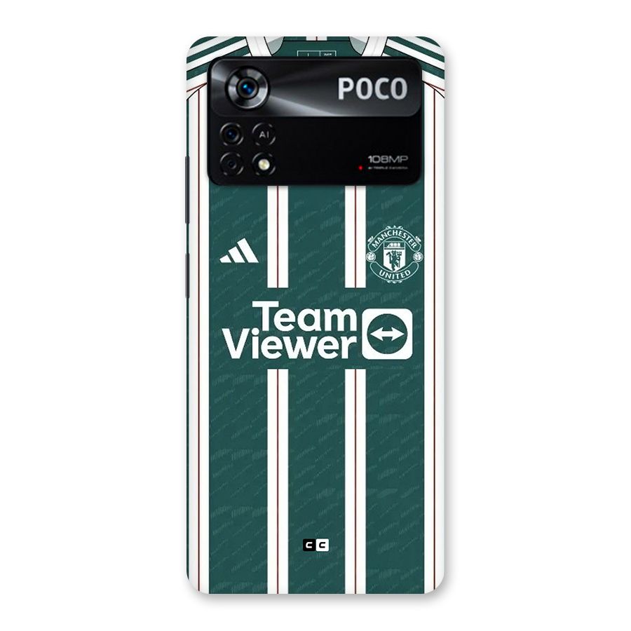 Manchester Team jersey Back Case for Poco X4 Pro 5G