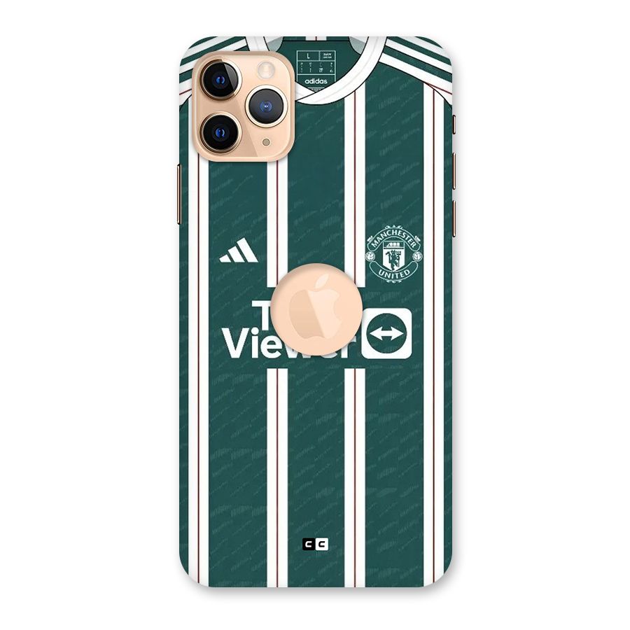 Manchester Team jersey Back Case for iPhone 11 Pro Max Logo Cut