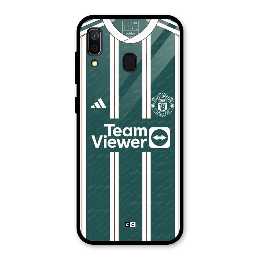 Manchester Team jersey Glass Back Case for Galaxy A30