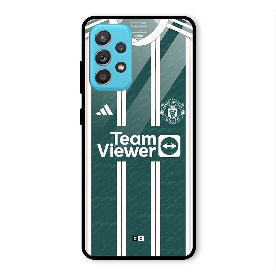 Manchester Team jersey Glass Back Case for Galaxy A52
