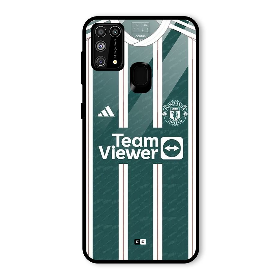 Manchester Team jersey Glass Back Case for Galaxy F41