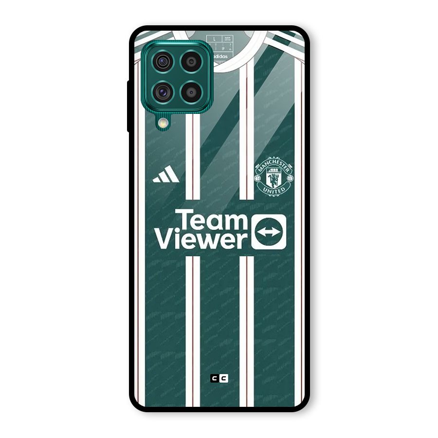 Manchester Team jersey Glass Back Case for Galaxy F62