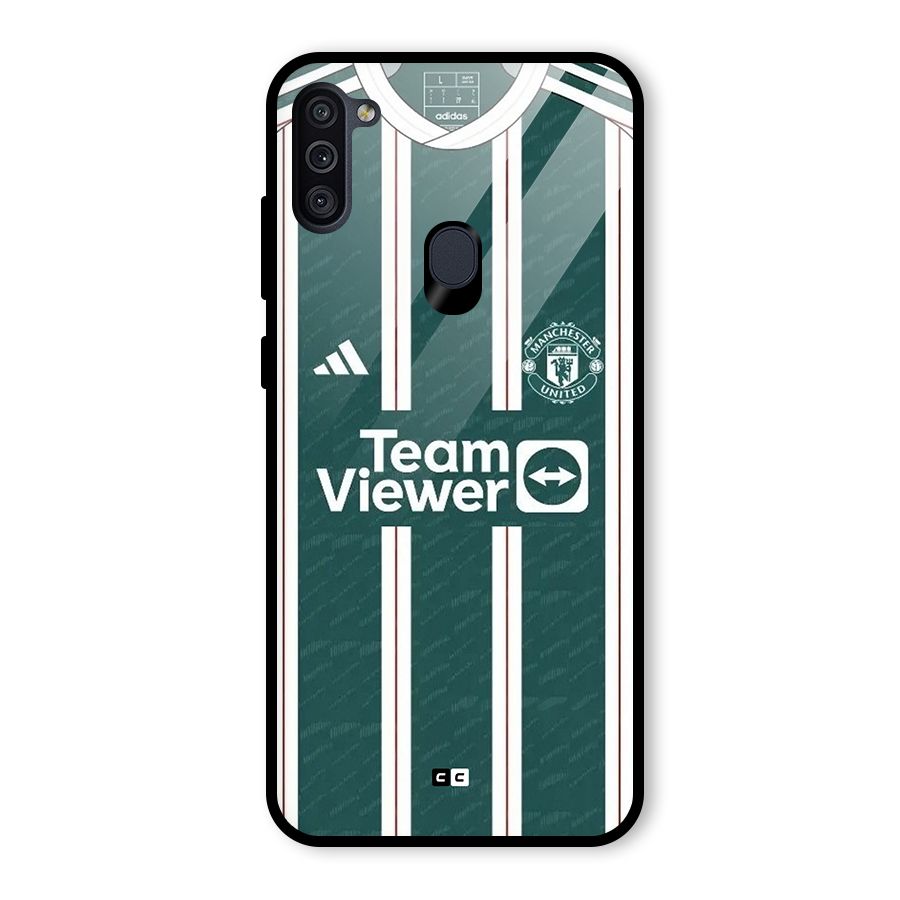 Manchester Team jersey Glass Back Case for Galaxy M11