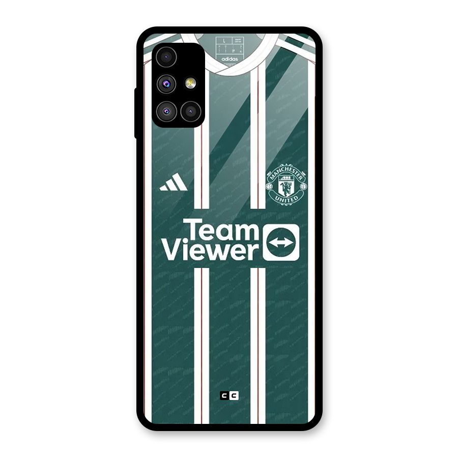 Manchester Team jersey Glass Back Case for Galaxy M51