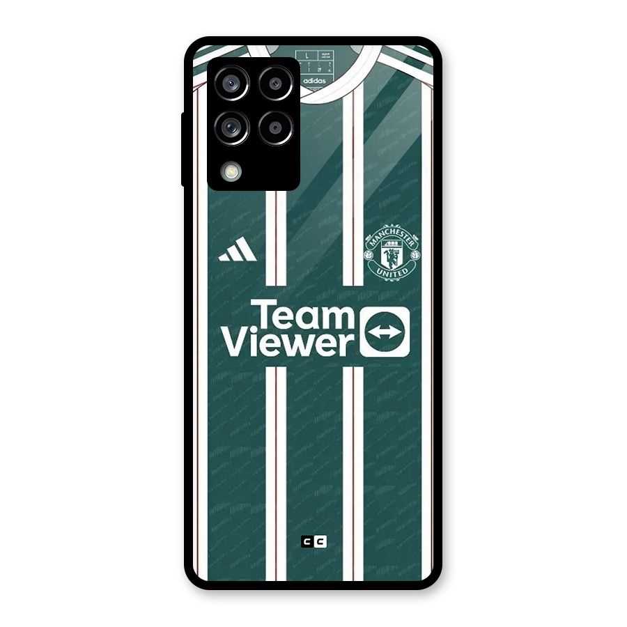 Manchester Team jersey Glass Back Case for Galaxy M53 5G