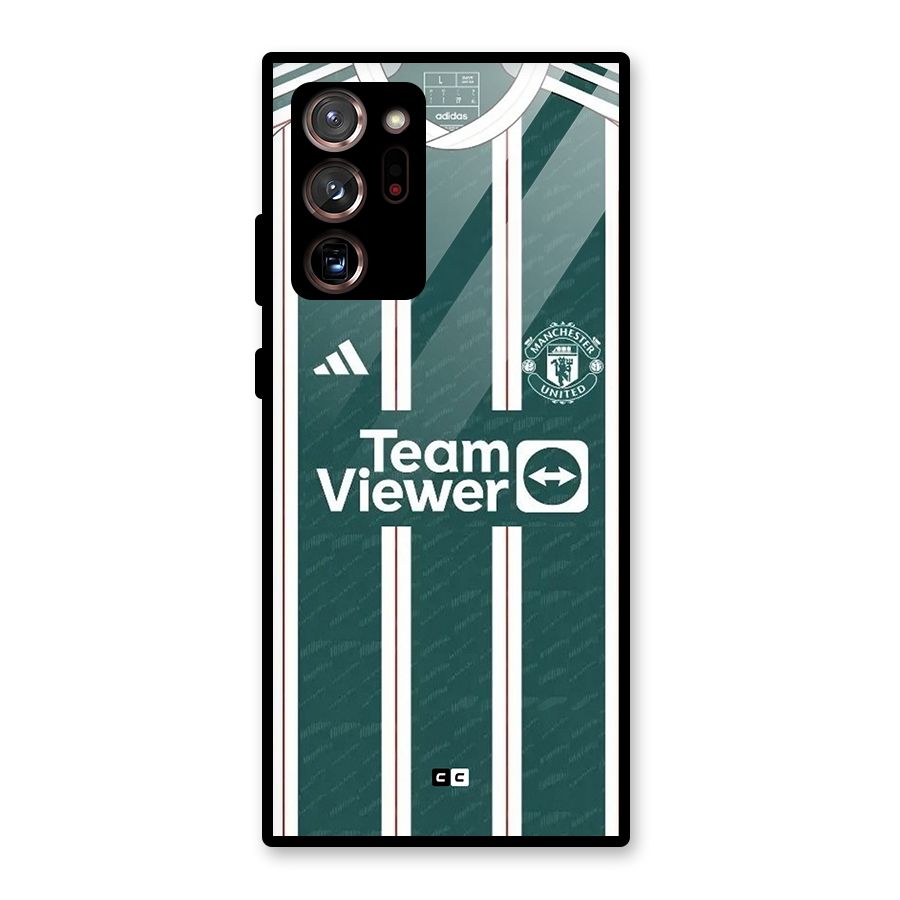 Manchester Team jersey Glass Back Case for Galaxy Note 20 Ultra