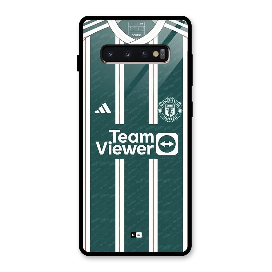 Manchester Team jersey Glass Back Case for Galaxy S10 Plus