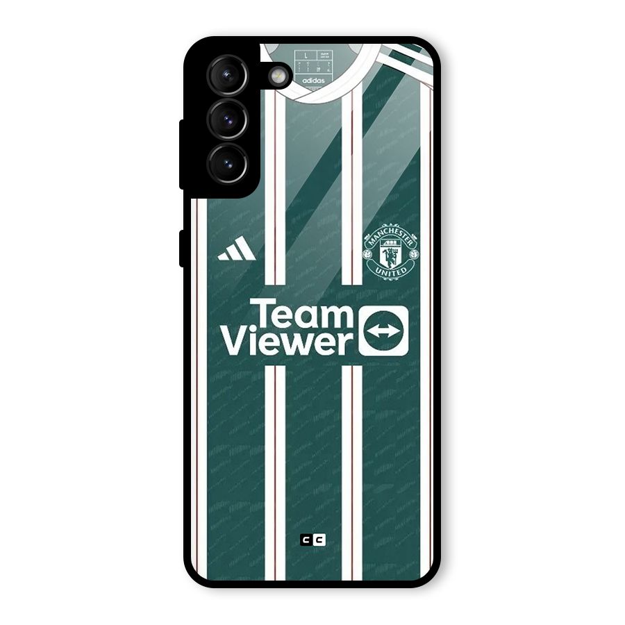 Manchester Team jersey Glass Back Case for Galaxy S21 Plus