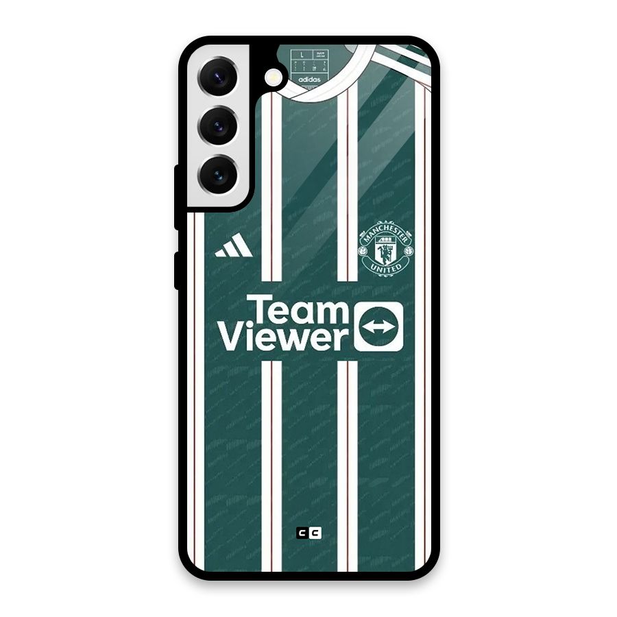 Manchester Team jersey Glass Back Case for Galaxy S22 Plus 5G