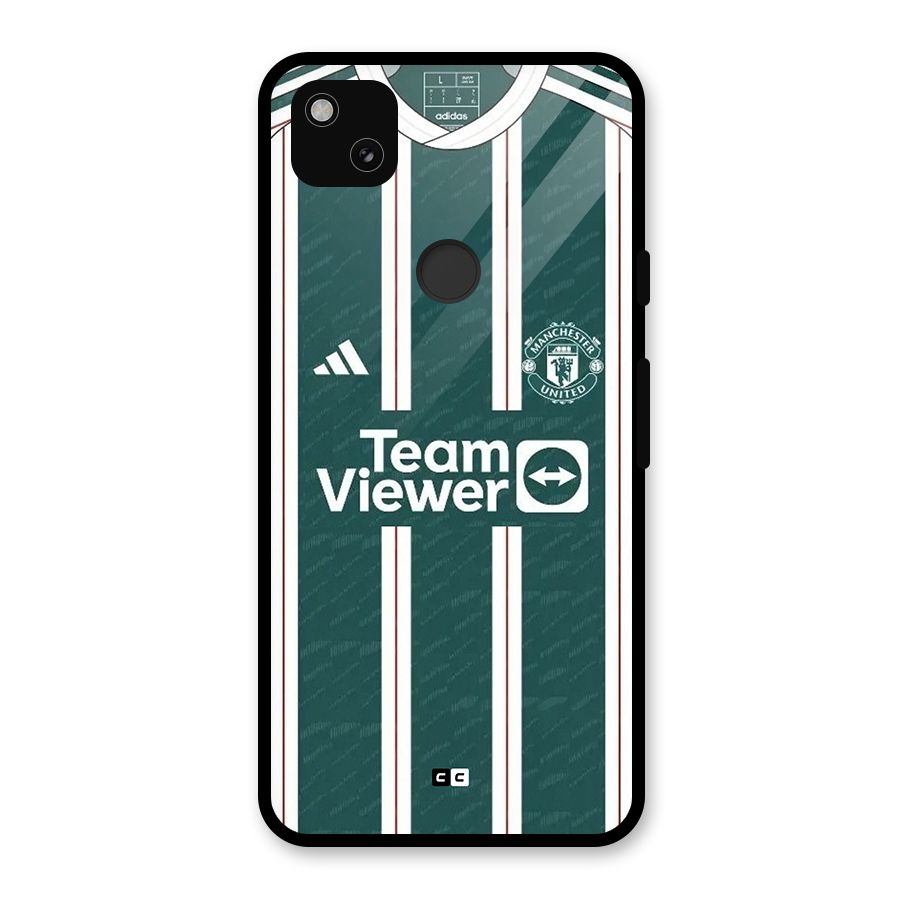 Manchester Team jersey Glass Back Case for Google Pixel 4a