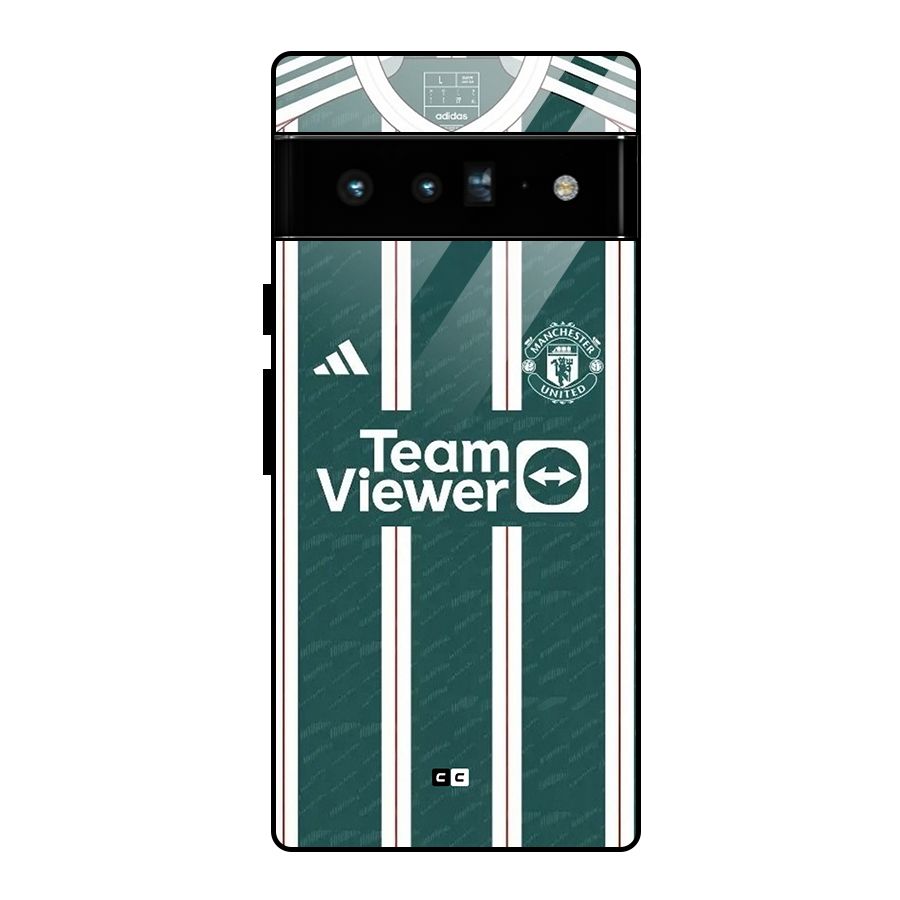Manchester Team jersey Glass Back Case for Google Pixel 6 Pro