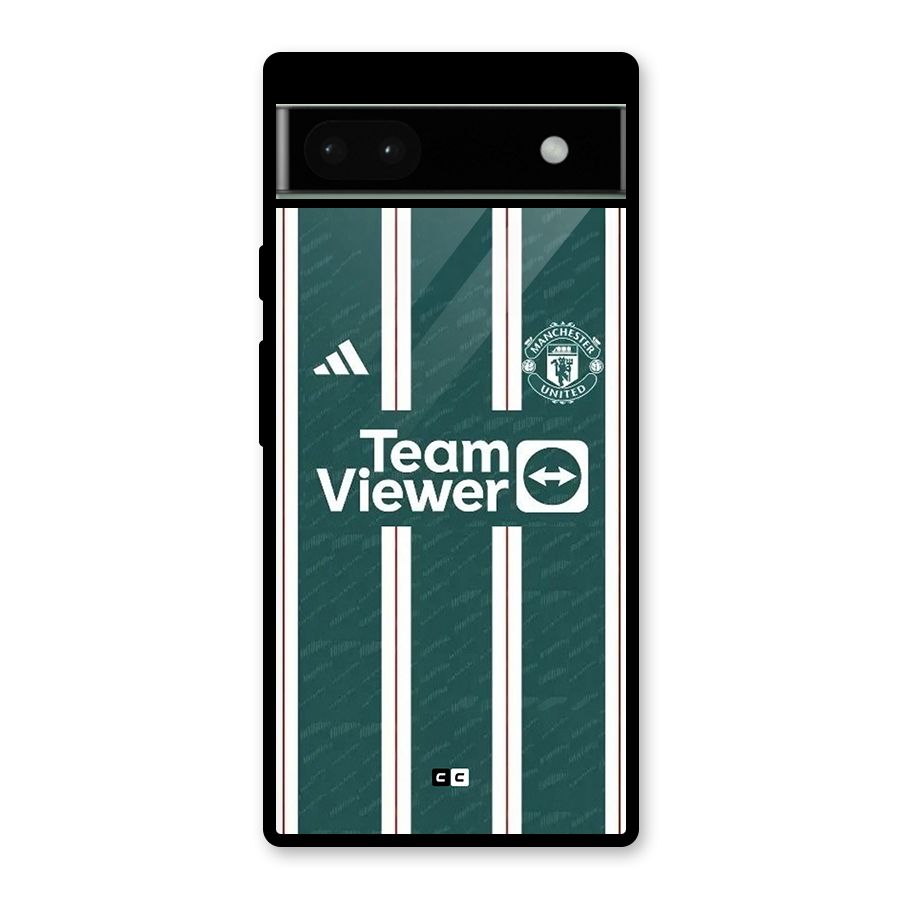 Manchester Team jersey Glass Back Case for Google Pixel 6a