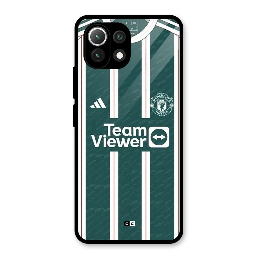 Manchester Team jersey Glass Back Case for Mi 11 Lite NE 5G