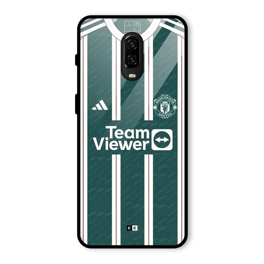 Manchester Team jersey Glass Back Case for OnePlus 6T