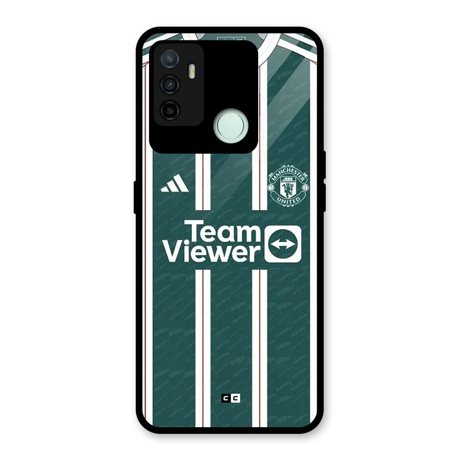 Manchester Team jersey Glass Back Case for Oppo A53