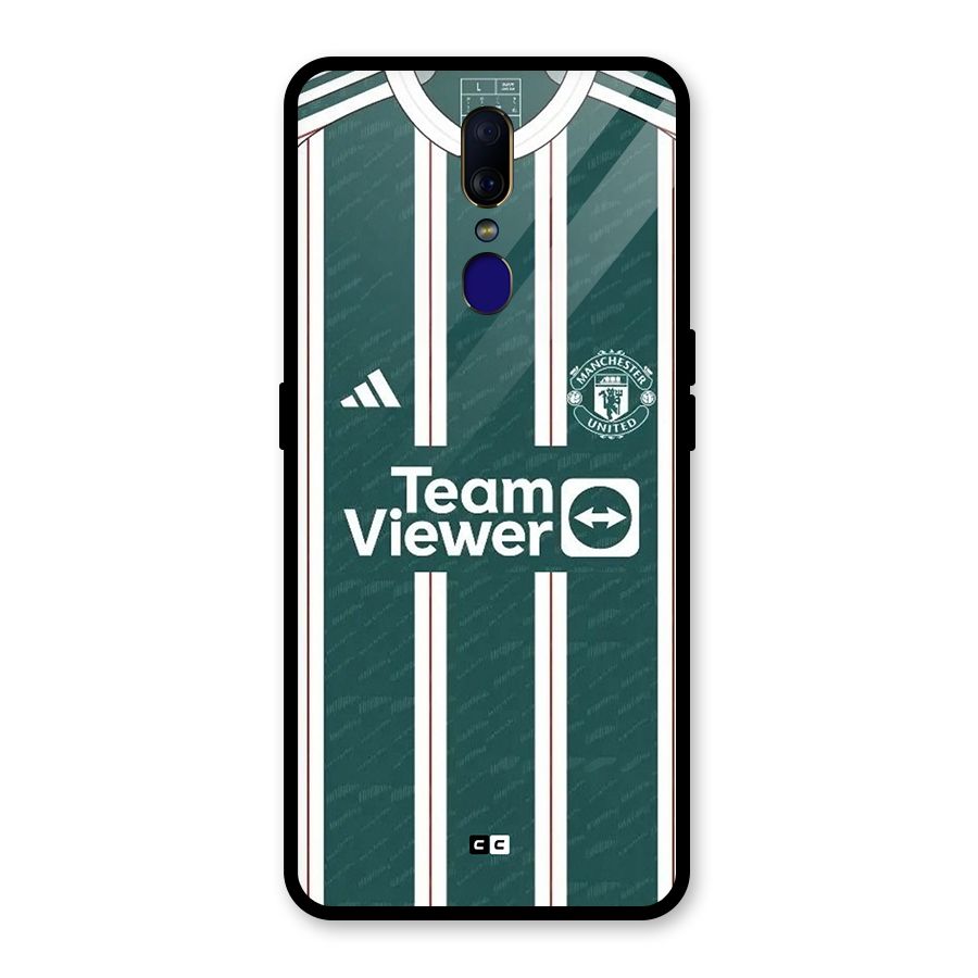 Manchester Team jersey Glass Back Case for Oppo F11