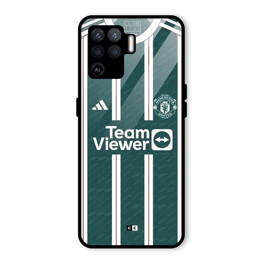 Manchester Team jersey Glass Back Case for Oppo F19 Pro