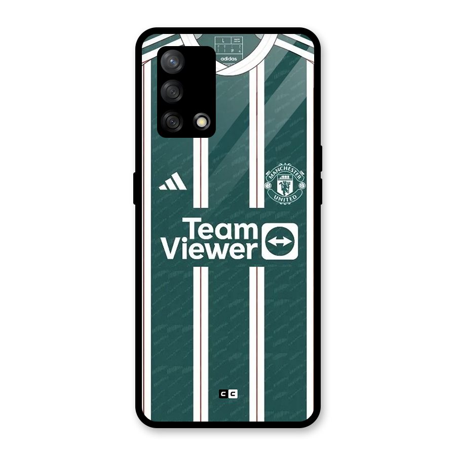 Manchester Team jersey Glass Back Case for Oppo F19s