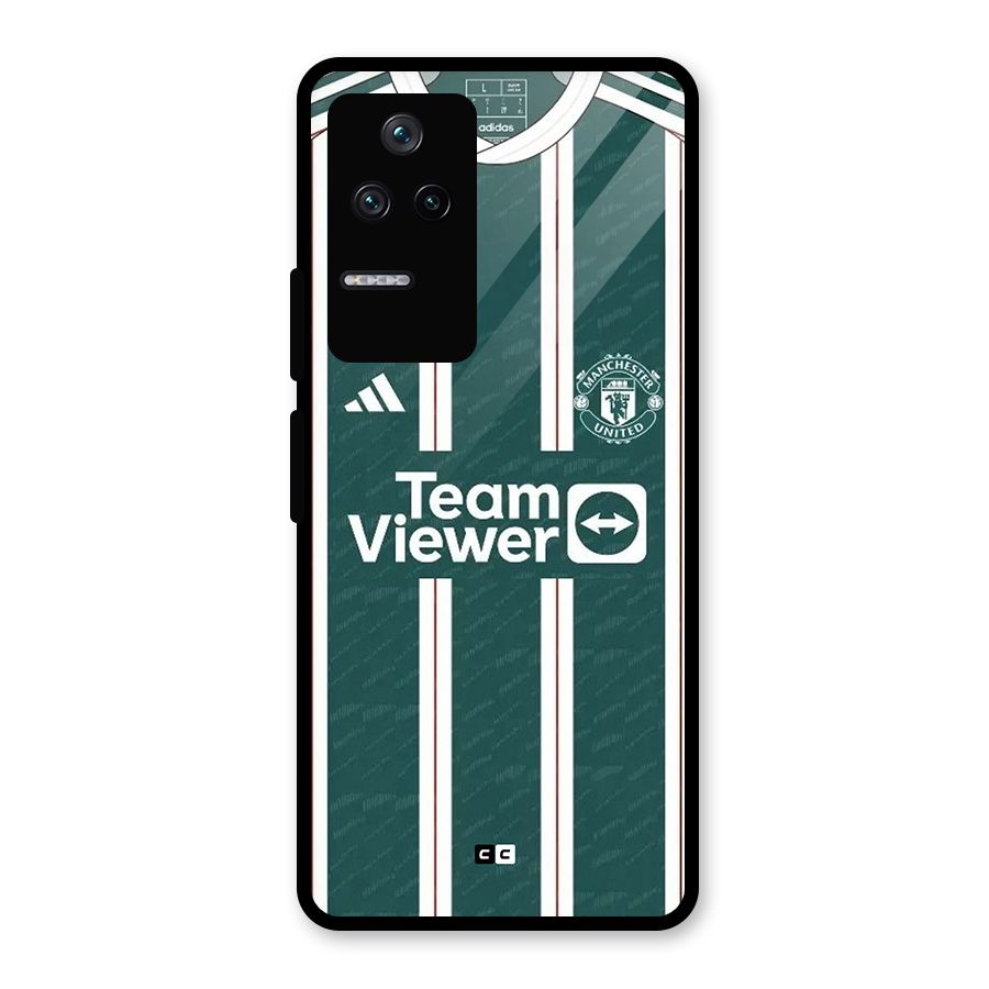 Manchester Team jersey Glass Back Case for Poco F4 5G