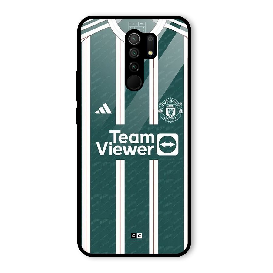 Manchester Team jersey Glass Back Case for Poco M2