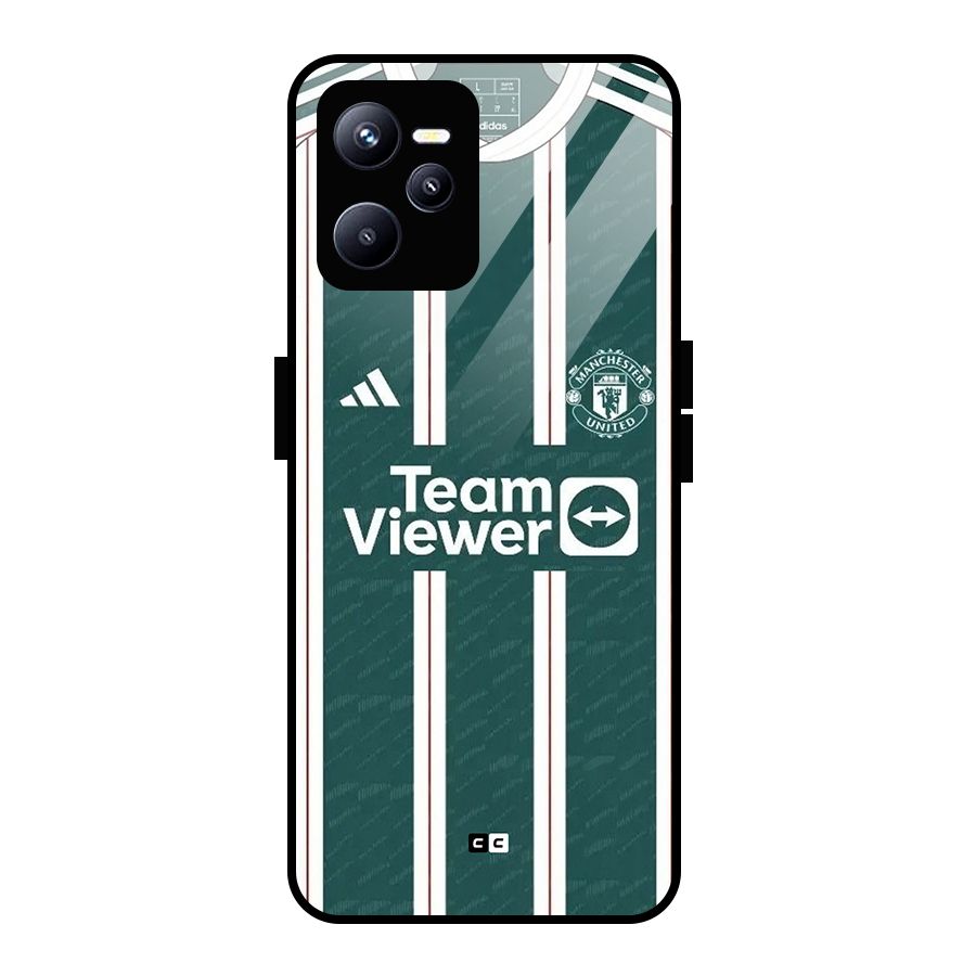 Manchester Team jersey Glass Back Case for Realme C35