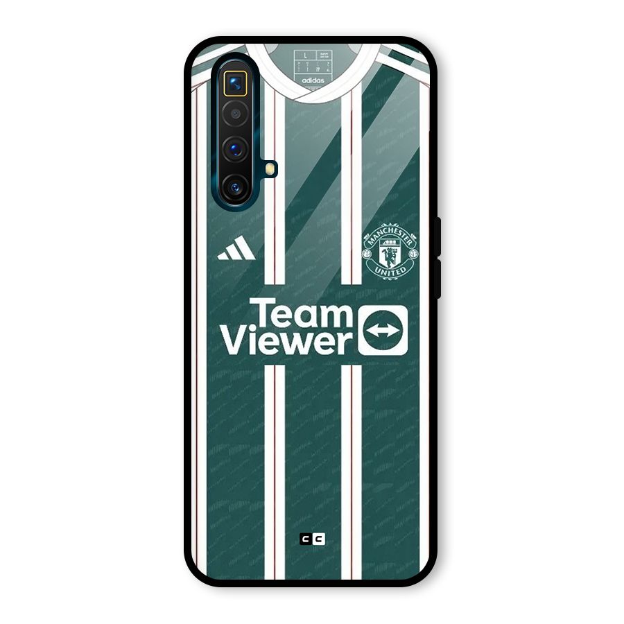 Manchester Team jersey Glass Back Case for Realme X3