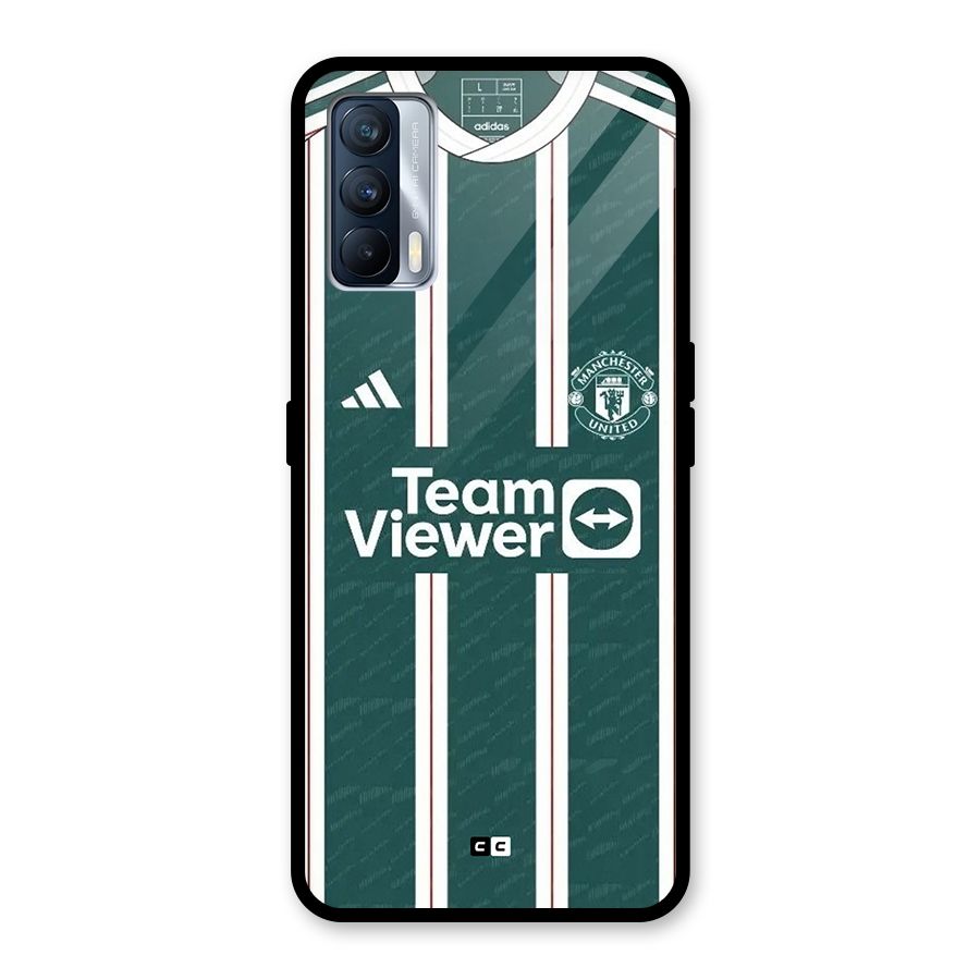 Manchester Team jersey Glass Back Case for Realme X7