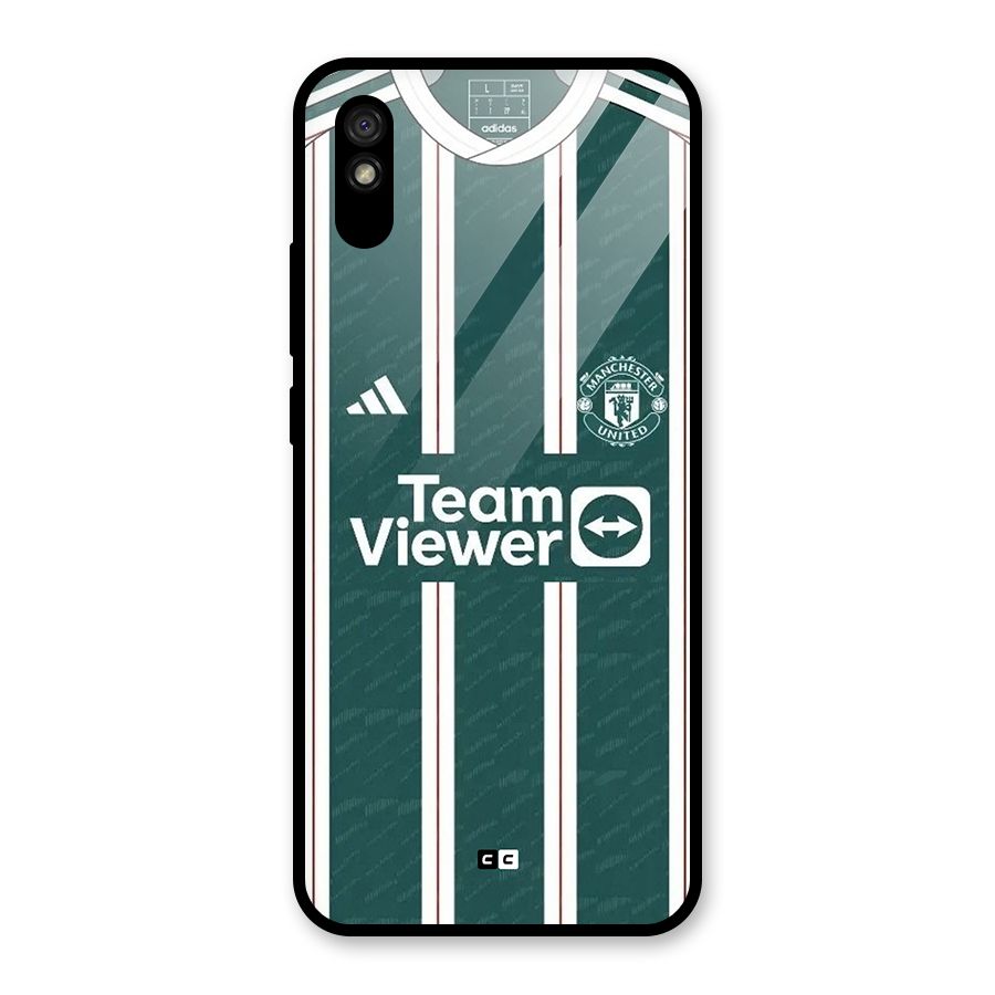 Manchester Team jersey Glass Back Case for Redmi 9A