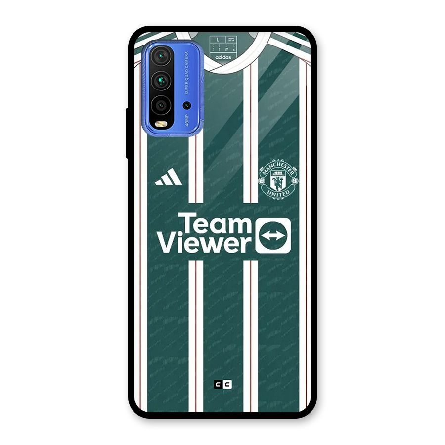 Manchester Team jersey Glass Back Case for Redmi 9 Power