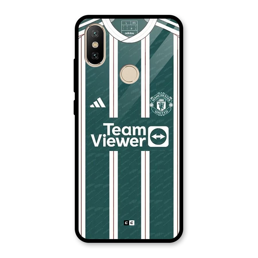 Manchester Team jersey Glass Back Case for Redmi A1