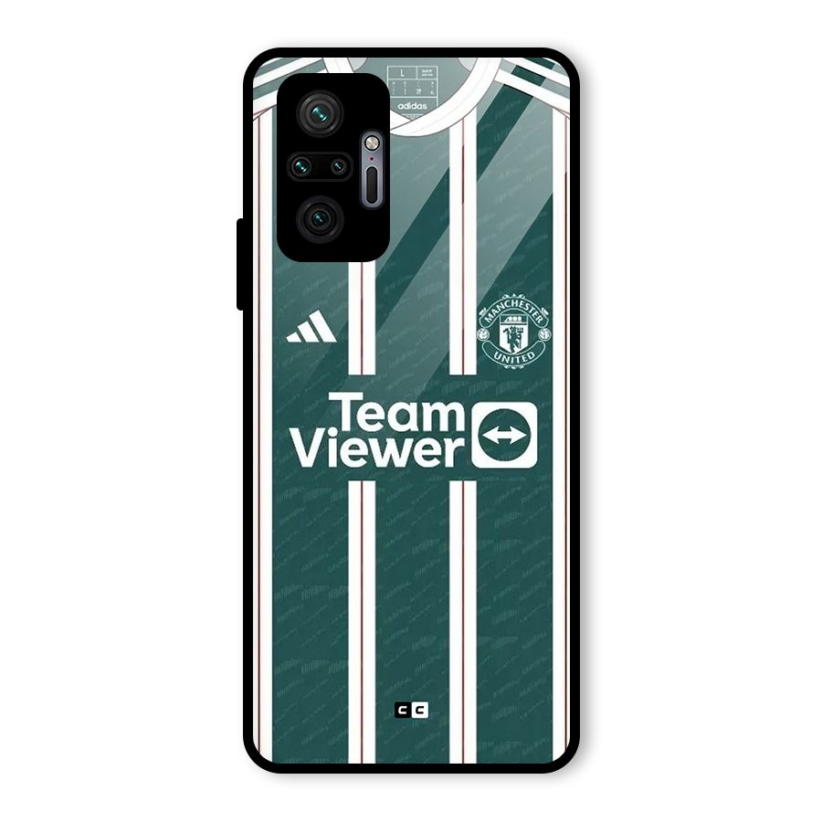 Manchester Team jersey Glass Back Case for Redmi Note 10 Pro