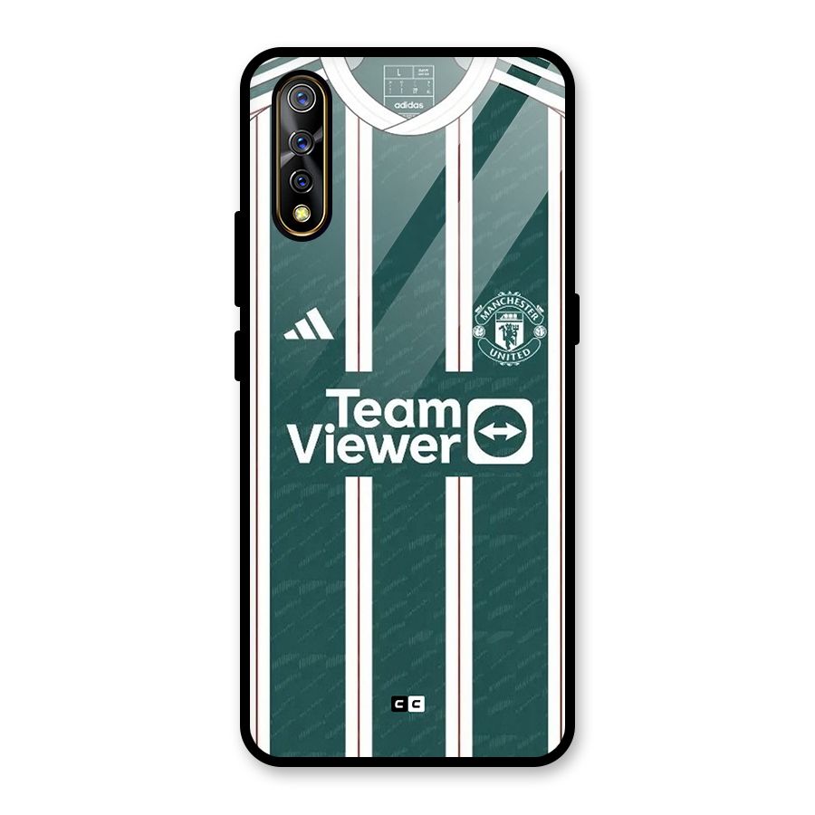 Manchester Team jersey Glass Back Case for Vivo S1