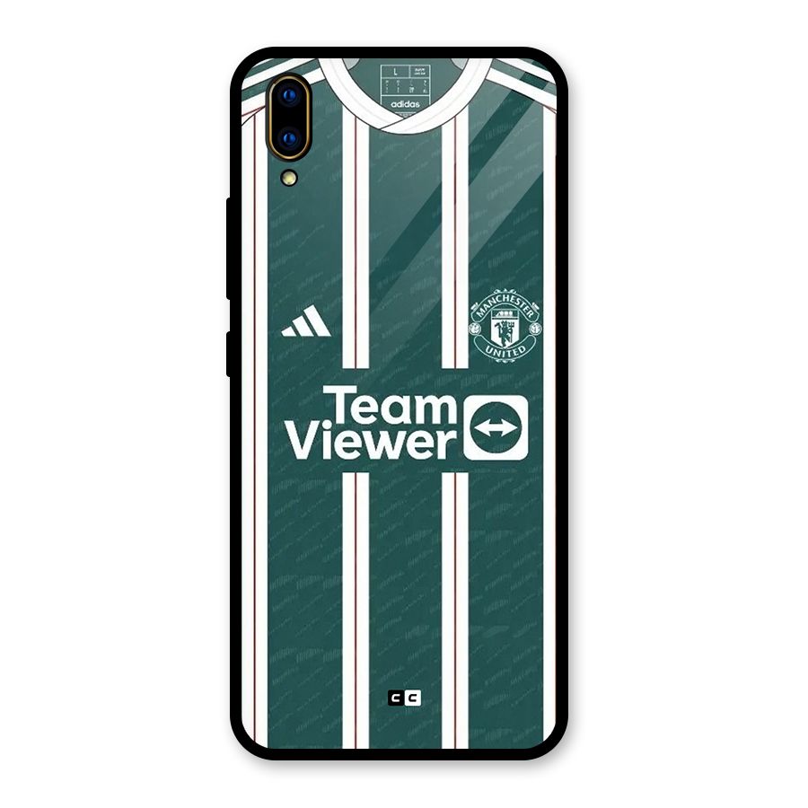 Manchester Team jersey Glass Back Case for Vivo V11 Pro