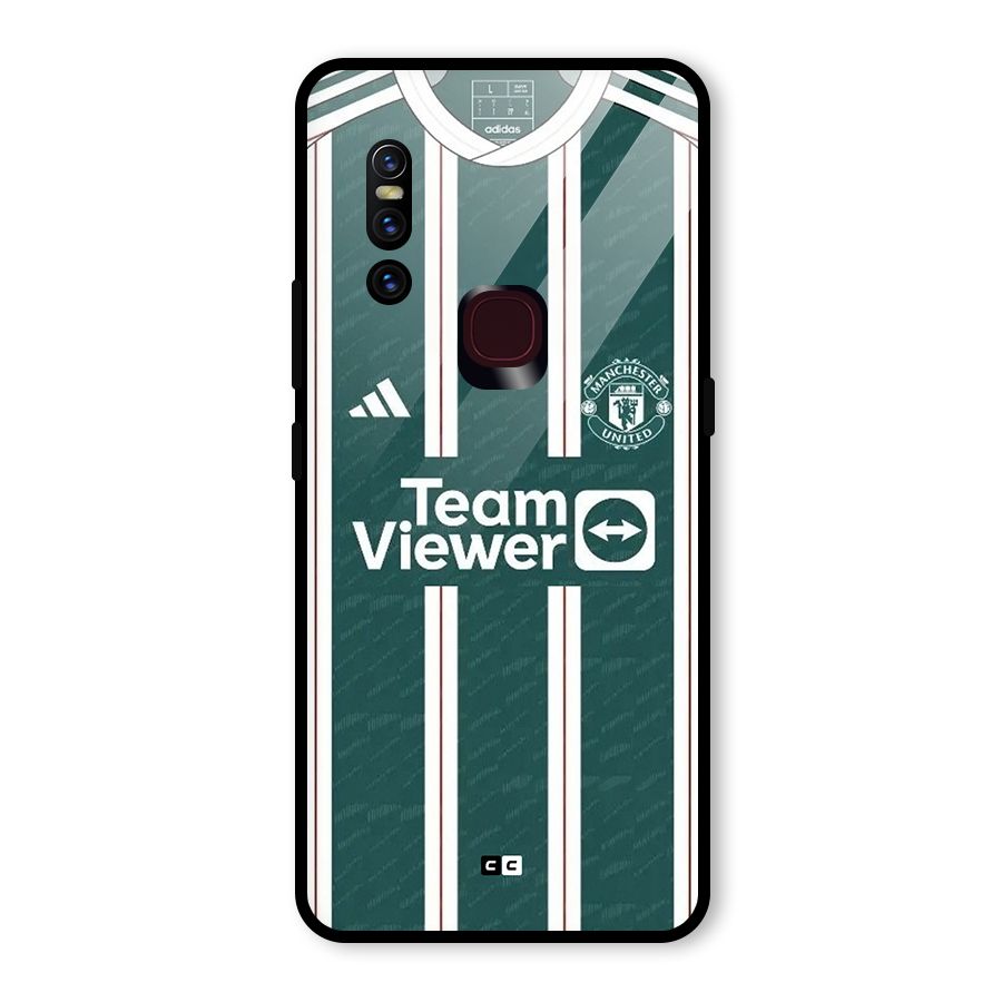 Manchester Team jersey Glass Back Case for Vivo V15