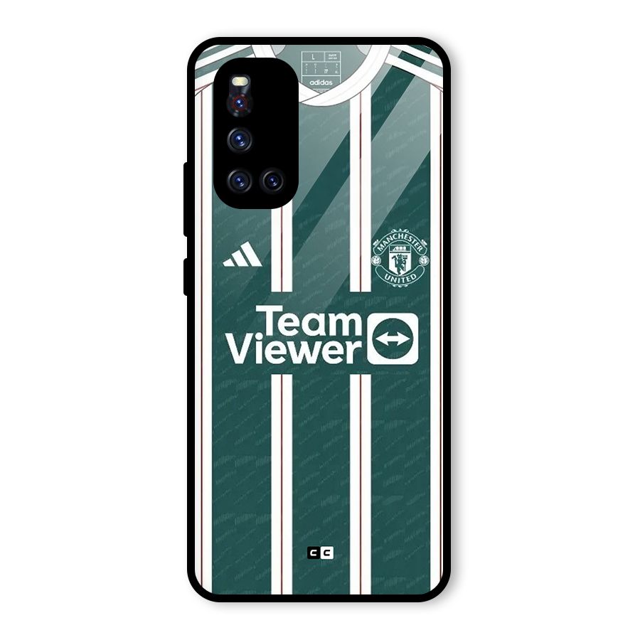 Manchester Team jersey Glass Back Case for Vivo V19