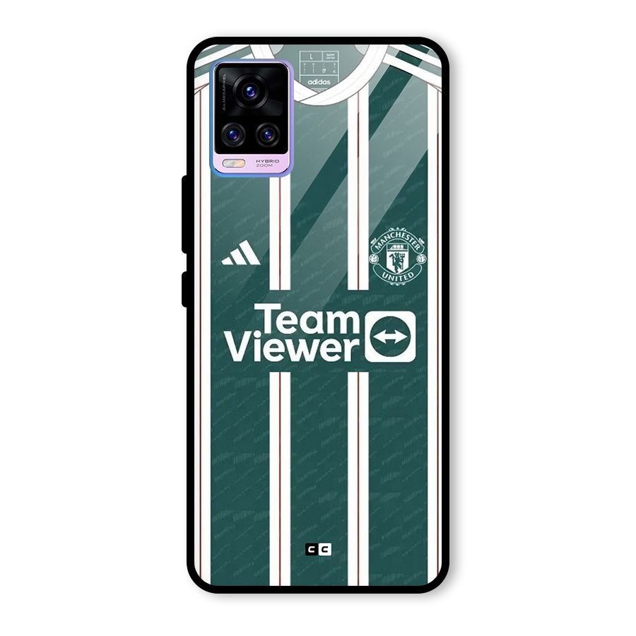 Manchester Team jersey Glass Back Case for Vivo V20 Pro
