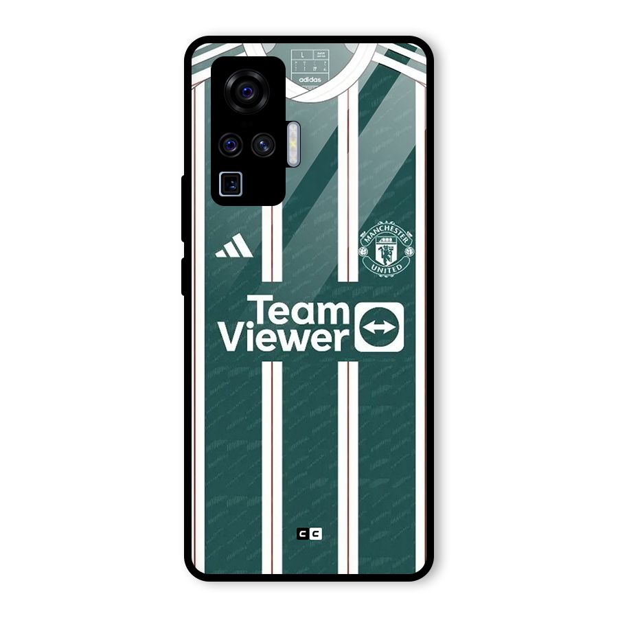 Manchester Team jersey Glass Back Case for Vivo X50 Pro