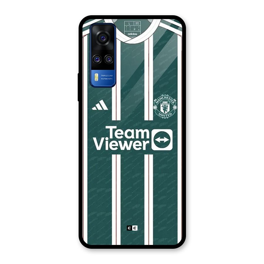 Manchester Team jersey Glass Back Case for Vivo Y31