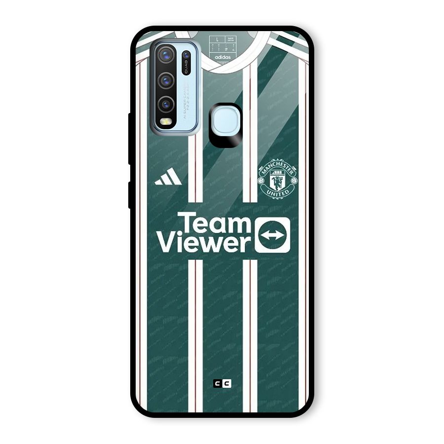 Manchester Team jersey Glass Back Case for Vivo Y50
