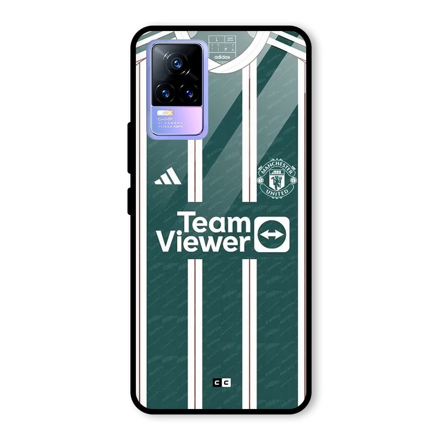 Manchester Team jersey Glass Back Case for Vivo Y73