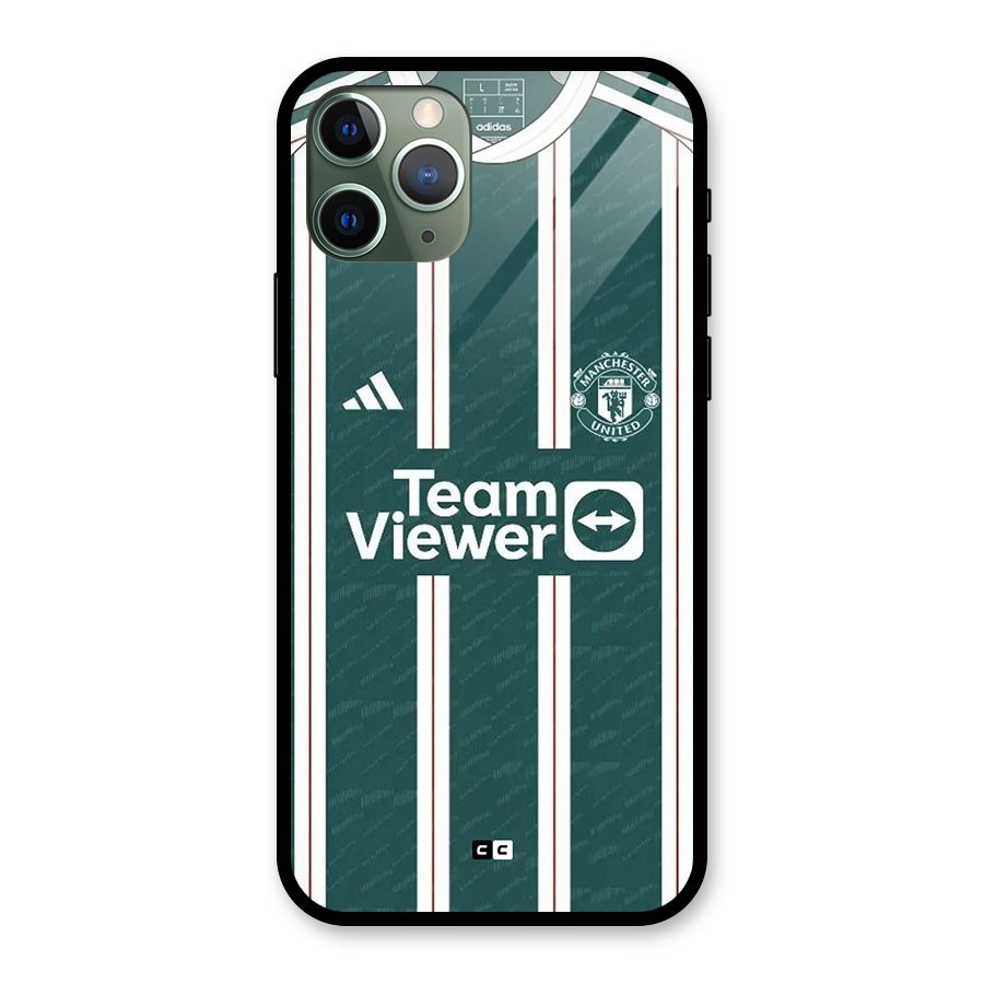 Manchester Team jersey Glass Back Case for iPhone 11 Pro