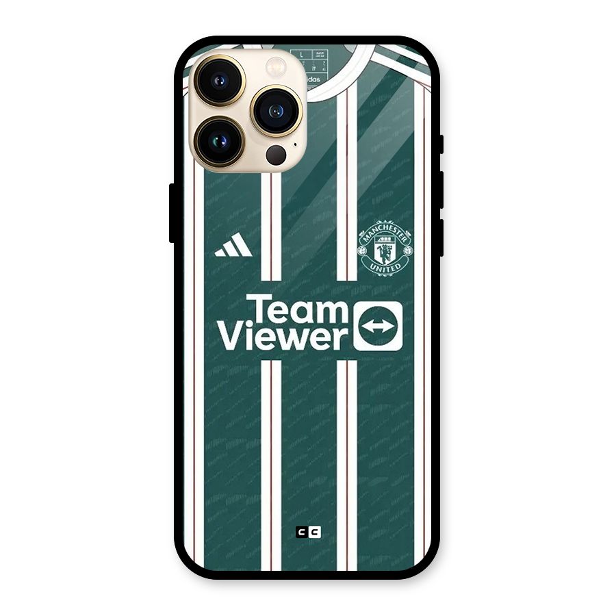 Manchester Team jersey Glass Back Case for iPhone 13 Pro Max